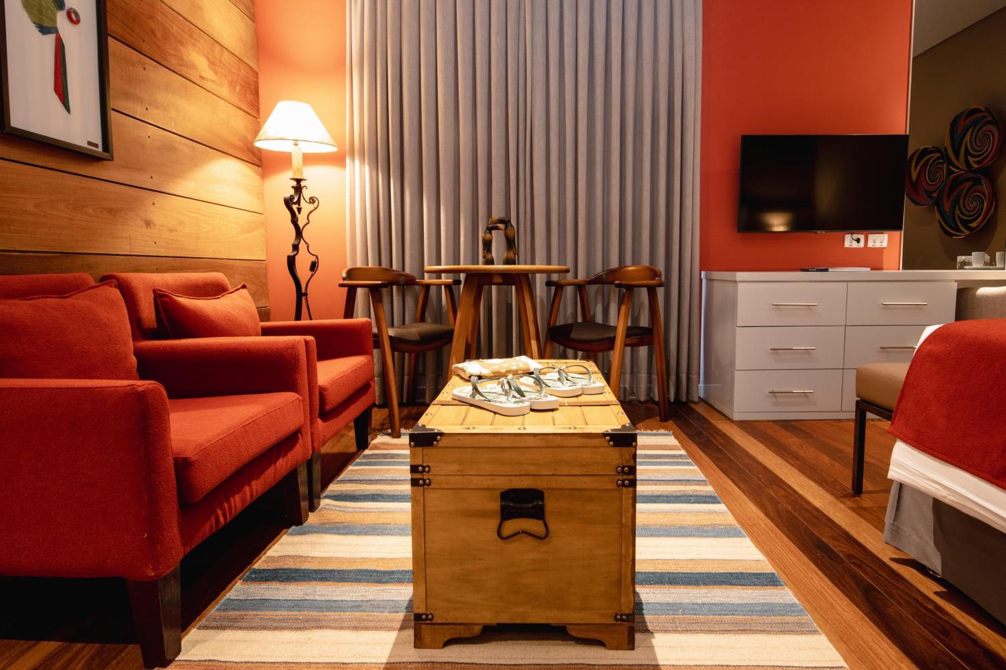 Sanma Hotel Foz do Iguacu Exterior photo A living room in a hotel